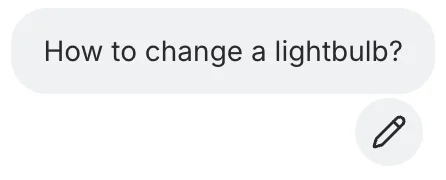 chat LLM edit question