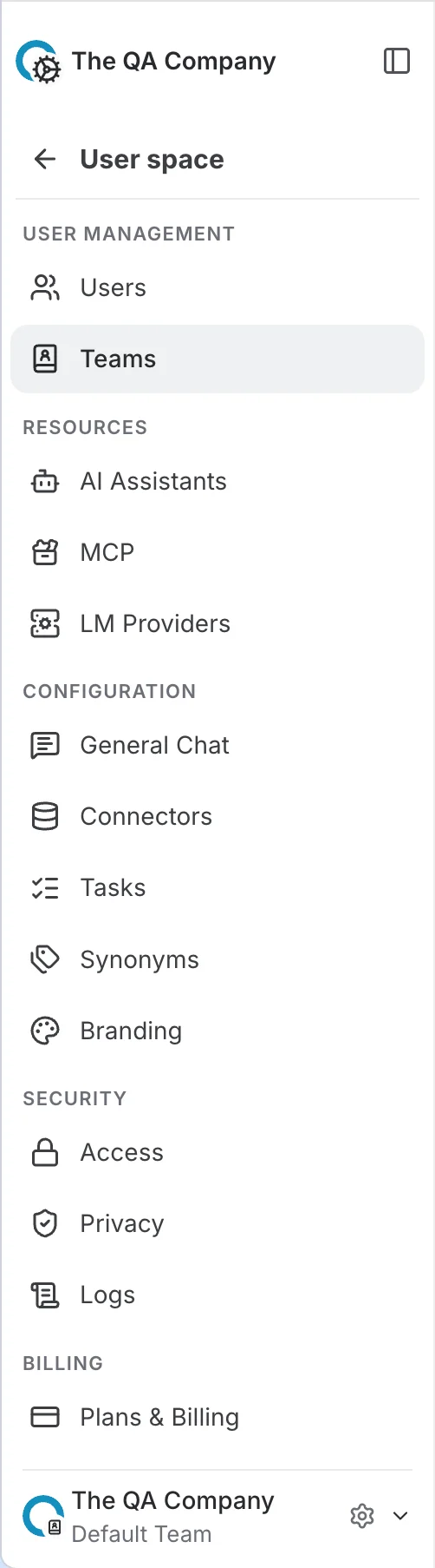 navbar menu